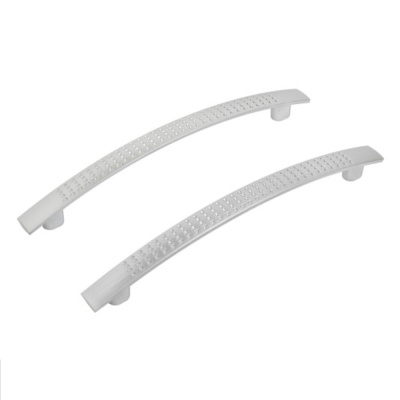 Ручка-скоба мебельная (350,35) StahlBuro A345-128 2шт., SC матовый хром.