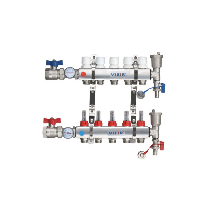 Группа коллекторов с расход."VIEIR" 3 -вых НЕРЖ.(5шт) VR113-03