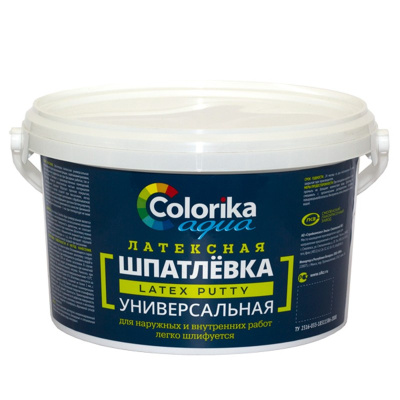 Шпатлевка "Colorika Aqua" латексная универсальная 3 кг