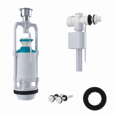 Арматура смывная, 1-ур, боковой подвод, тип А, IDDIS, F012400-0005