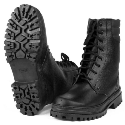 Ботинки с высоким берцем Армия хром на натуральном меху 44р