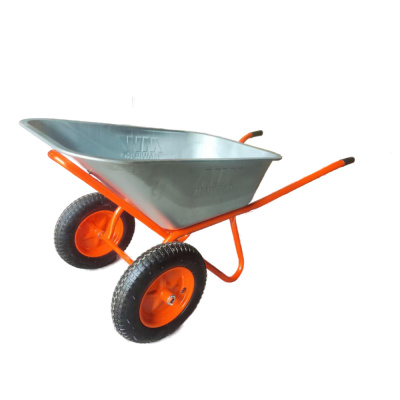 Тачка строит. 2-колес. MAWIPRO арт. ТС-230 HOME (оранж) 110л., 0,7мм., 250кг., PR13"(3.25х8)20мм.