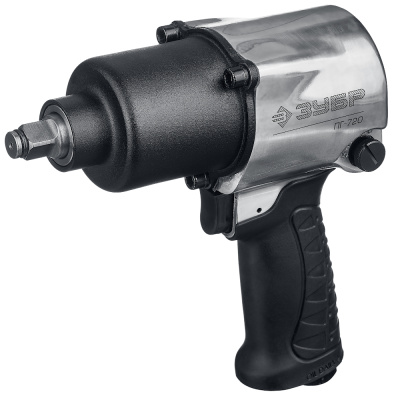 Гайковерт, Профессионал (64260) ЗУБР  ПГ-720, 1/2", 720 Н·м, ударный пневматический 