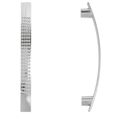 Ручка-скоба мебельная (400,40) StahlBuro A345-96 2шт., CP хром.