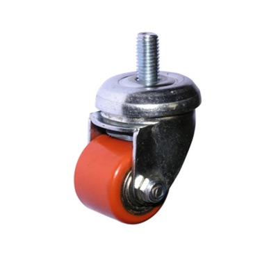 Колесо   полиуретан. поворот болт М10 с тормозом 35мм (903035ТB)