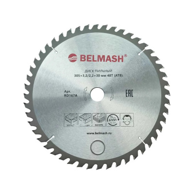 Диск пильный BELMASH 305x3,2/2,2x30 48T