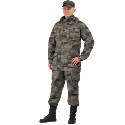 Костюм "КАПРАЛ" 60-62 182-188 куртка/брюки, цвет: кмф "Улица", ткань: Твил Пич 210