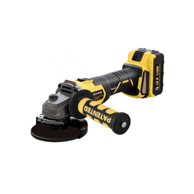 Машина углошлифовальная аккумуляторная Hanskonner, 18 В,125 мм, пл.пуск, OneBat HAG18125BL 