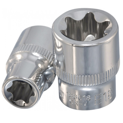 Головка торцевая внешний TORX, Е-профиль 3/8" DR E18