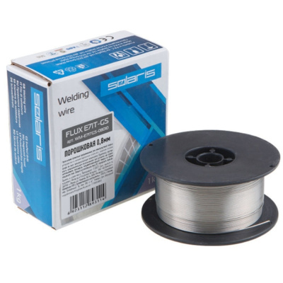 Проволока сварочная для нерж. стали ER 304 ф0,8мм (катушка D100 1кг) SOLARIS