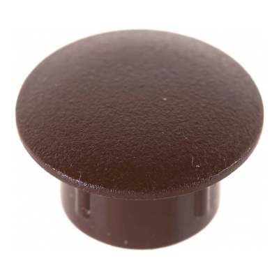 Заглушка D 10мм т. корич.