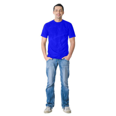 Футболка васильковая 160г/м2 р.6XL (ЧЗ)