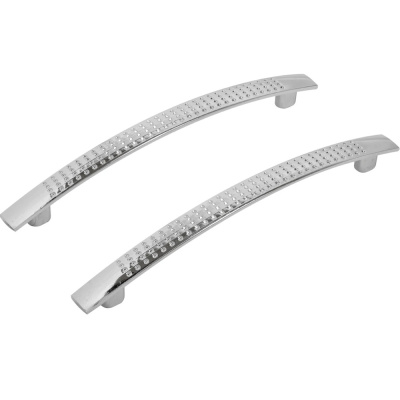 Ручка-скоба мебельная (350,35) StahlBuro A345-128 2шт., CP хром.