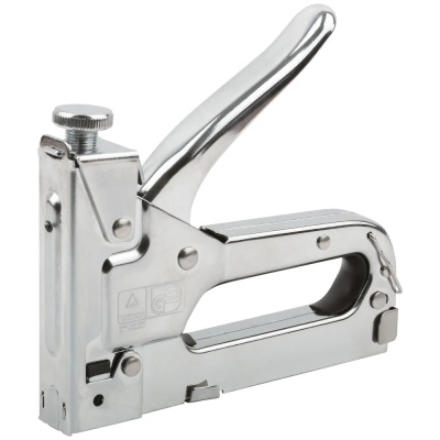 Степлер для узких скоб "тип 53" 4-14 мм, с регулировкой силы удара, металлический корпус ФИТ