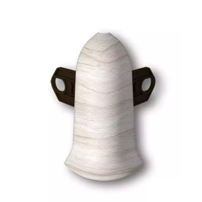 Угол для плинтуса К-П70 "Идеал Классик" Клен белый / 267 наружный (комплект)