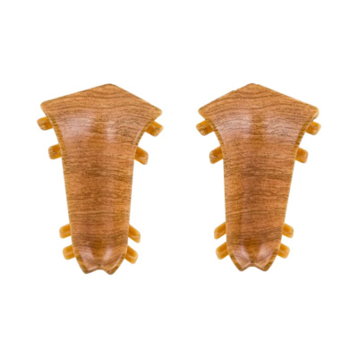 Угол для плинтуса 55мм "Идеал Классик" Дуб коньячный / 206 внутренний										