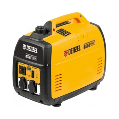 Генератор инверторный GT-2200iS, 2,2 кВт, 230 В, бак 4 л, закрытый корпус,  ручной старт// Denzel
