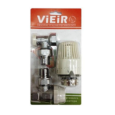 Комплект термостатический 3/4" УГЛОВОЙ (VR311) ViEiR 