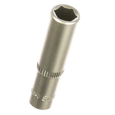 Головка удлиненная торцовая ЗУБР  FLANK, 1/4", 8 мм,  (27717-08)