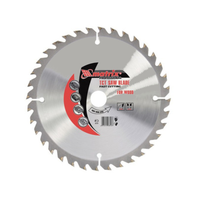 Диск пильный по дереву, ф230 х 32 мм, 48 зубьев + кольцо 32/30// Matrix