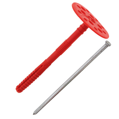 Дюбель для изоляции полипропилен с металл.гвоздем ИЗМ 10х200