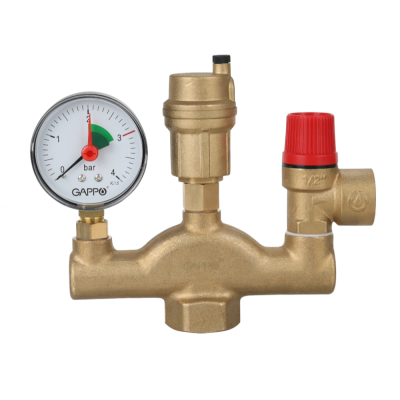 Группа безопас. котла 1"*3 бара