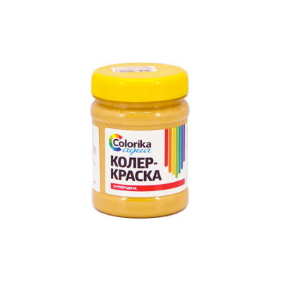 Колер-краска "Colorika Aqua" охра желтая 0,3 кг