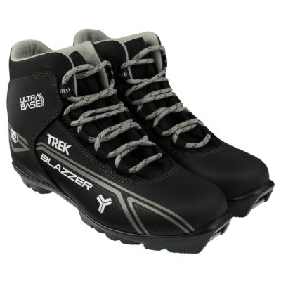 Ботинки лыжные TREK Blazzer4 черный (лого серый) N (RU42;EU43;CM27)