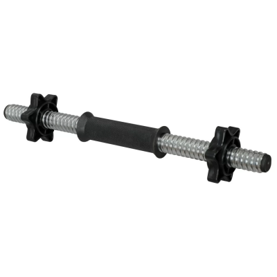 Гриф гантельный "Barbell" d 25 мм обрезиненная ручка/гайка Вэйдера L370 мм