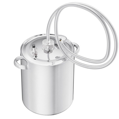 Дистиллятор домашний "Первач" Дачно-Деревенский 16Т, 16л, термометр, охладитель, без использования 