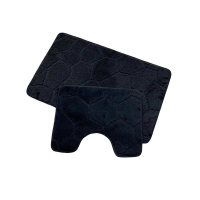 Набор ковриков д/ванной Zalel  2 пр. 55х90 (черный)