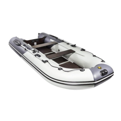 Лодка Ривьера Компакт 3600 СК комби светло-серый/графит