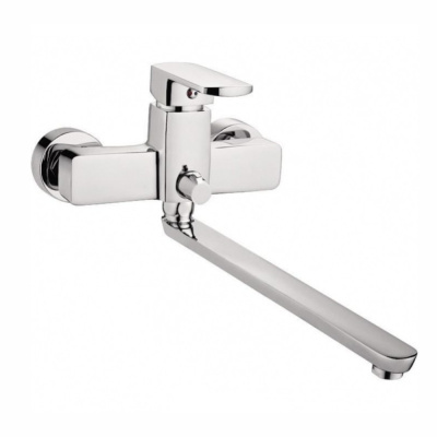 Смеситель для ванн F2273 длинный поворотный излив хром FRAP