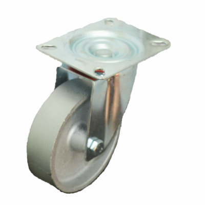 Колесо Чугун  поворотное 125мм (30мм) литой обод  SCss55