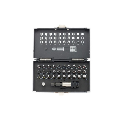 Набор бит магн. адаптер, сталь S2 пластик. кейс, 32предм. GROSS