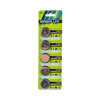 Элемент питания Ergolux 2032 BP5