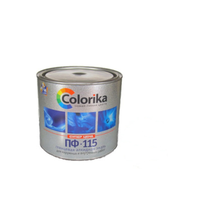Эмаль ПФ-115 "Colorika" ярко-зеленая 2,7 кг