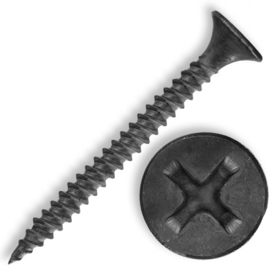 Саморез гипсокартон-металл 4,2х65 (40х25 шт.) фосфатир.