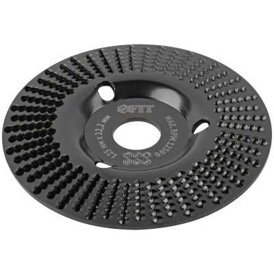 Диск обдирочный по дереву, наклонный, посадочный диаметр 22,2 мм, 125 мм, средняя насечка