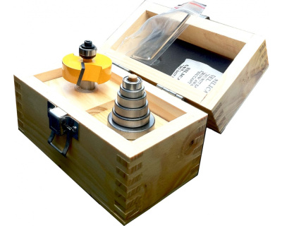 Набор фрез кром фальц 6шт подшип хв 12мм