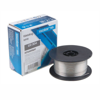 Проволока сварочная FLUX E71T-GS ф1,0мм (сварка без газа) (катушка 1кг) SOLARIS