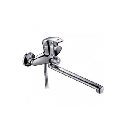 Смеситель для ванн F2202 длинный поворотный излив, хром FRAP
