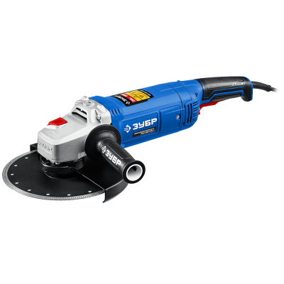 Шлифмашина ЗУБР УШМ 230 мм, 2200 Вт, компакт, серия Профессионал