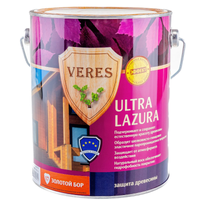 Пропитка УЛЬТРА ЛАЗУРА №2 СОСНА 2,7л "VERES"