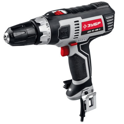 Дрель-шуруповерт сетевая, 400 Вт, 0-450/0-1800 об/мин  арт ДШ-М1-400-2 ЗУБР ДШ-М1-400-2 