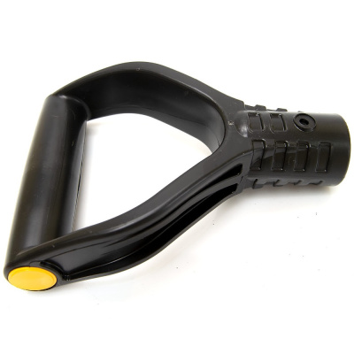 Ручка V-образная Protex Атлант цв. черный с желтыми вставками D=36