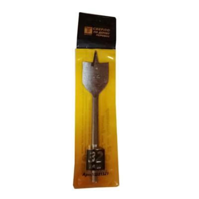 Сверло перовое по дереву MosTek 32х152мм (300/75/5)