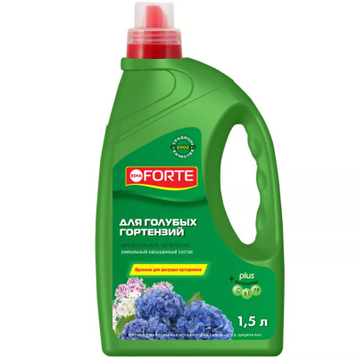 ЖКУ д/голуб.гортензий и цв.кустар 1,5л Бона Форте д/открытого грунта 2/4 БФ