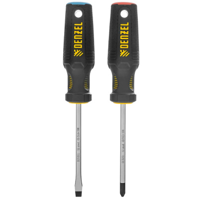 Набор отвёрток, 2 шт., PH+SL, S2, 3к рукоятка// Denzel