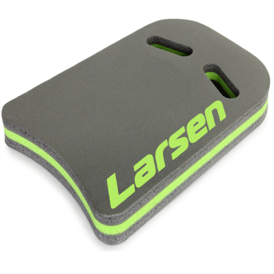 Доска для плавания AquaFitness Larsen YP-08SP р28х45х3.5 графит/лайм